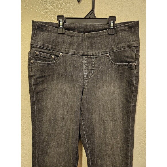 Jag Jeans Size 4 Slim Grey Pull On Tummy Tuck waistband - Picture 2 of 10